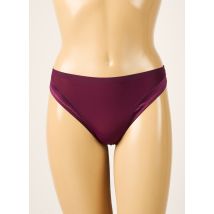 IMPLICITE - Tanga violet en polyamide - Femme - Taille 42 - Modz