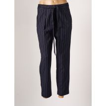 LA PETITE ETOILE - Pantalon droit bleu en polyester - Femme - Taille 38 - Modz