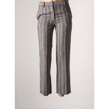 F.A.M. - Pantalon droit noir en polyester - Femme - Taille 40 - Modz