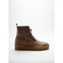 FOLLIA DOLCE - Bottines/Boots beige en cuir - Femme - Taille 41 - Modz