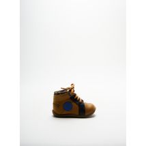 KICKERS - Bottillons marron en cuir - Garçon - Taille 19 - Modz