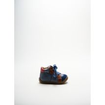 NOËL - Bottillons bleu en cuir - Garçon - Taille 19 - Modz