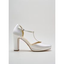 AVALIA - Escarpins blanc en textile - Femme - Taille 41 - Modz