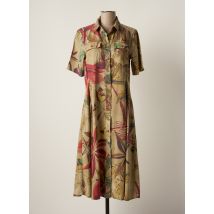 DESIGUAL - Robe mi-longue marron en lyocell - Femme - Taille 36 - Modz