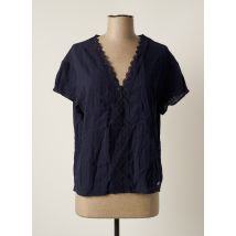 TEDDY SMITH - Blouse bleu en coton - Femme - Taille 34 - Modz