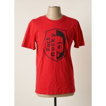 FACT RUCKY - T-shirt rouge en coton - Homme - Taille S - Modz