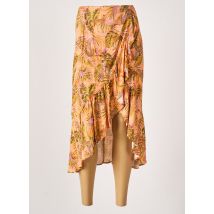 DESIGUAL - Jupe longue orange en viscose - Femme - Taille 34 - Modz
