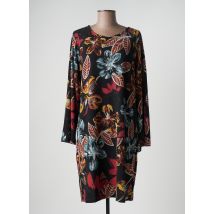 PALME - Robe mi-longue noir en polyester - Femme - Taille 38 - Modz