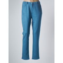 GEVANA - Pantalon slim bleu en polyester - Femme - Taille 42 - Modz