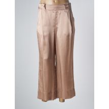 SANFASON - Pantalon large beige en cuppro - Femme - Taille 38 - Modz