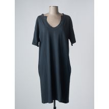SANFASON - Robe mi-longue noir en coton - Femme - Taille 34 - Modz