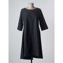 INFINITIF - Robe mi-longue noir en coton - Femme - Taille 38 - Modz