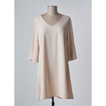 INFINITIF - Robe courte beige en polyester - Femme - Taille 36 - Modz