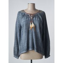 BELLE & TOILE - Top gris en coton - Femme - Taille 36 - Modz