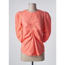 SANFASON - Blouse orange en coton - Femme - Taille 36 - Modz