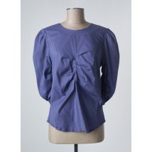 SANFASON - Blouse violet en coton - Femme - Taille 38 - Modz