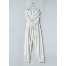 SANFASON - Combi-pantalon beige en coton - Femme - Taille 38 - Modz
