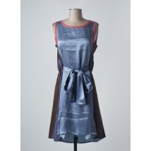SANFASON - Robe mi-longue gris en acetate - Femme - Taille 38 - Modz