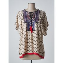 NINA KAUFMANN - Blouse beige en viscose - Femme - Taille 40 - Modz