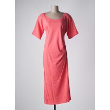 SANFASON - Robe longue rose en coton - Femme - Taille 36 - Modz
