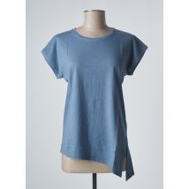 SANFASON - Top bleu en coton - Femme - Taille 38 - Modz