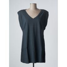 SANFASON - Tunique manches courtes gris en coton - Femme - Taille 36 - Modz