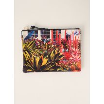 ZUBI - Pochette bleu en cuir - Femme - Taille TU - Modz