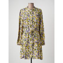JDY - Robe mi-longue jaune en viscose - Femme - Taille 40 - Modz