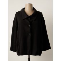 FRANCK ANNA GILETS FEMME DE COULEUR NOIR - Grande Taille