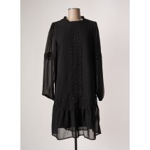 KAFFE - Robe mi-longue noir en polyester pour femme - Taille 38 - Modz