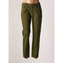 JENSEN - Pantalon 7/8 vert en coton - Femme - Taille 36 - Modz