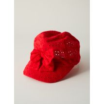 MAYORAL - Casquette rouge en coton pour fille - Taille 2 A - Modz