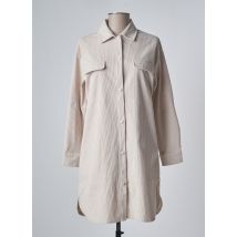 LES TROPEZIENNES PAR M.BELARBI - Veste casual beige en polyester - Femme - Taille 38 - Modz