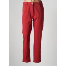 MAT DE MISAINE - Pantalon slim rouge en coton - Femme - Taille 46 - Modz