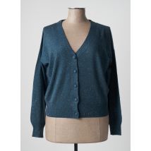 CAMAIEU - Gilet manches longues bleu en polyester pour femme - Taille 38 - Modz