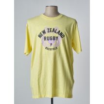RUCKFIELD - T-shirt jaune en coton pour homme - Taille L - Modz