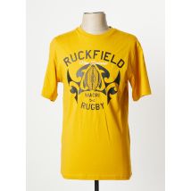 RUCKFIELD - T-shirt jaune en coton pour homme - Taille S - Modz