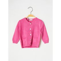 J.O MILANO - Gilet manches longues rose en coton - Fille - Taille TU - Modz