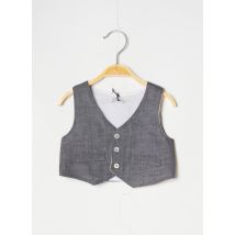 J.O MILANO - Gilet sans manche gris en lin - Garçon - Taille TU - Modz