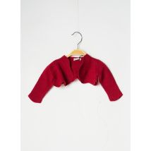 J.O MILANO - Boléro rouge en merinos - Fille - Taille TU - Modz