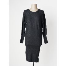 CAMAIEU - Robe mi-longue noir en polyester - Femme - Taille 36 - Modz
