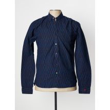 SCOTCH & SODA - Chemise manches longues bleu en coton - Homme - Taille S - Modz
