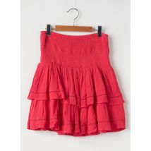 CAMAIEU - Jupe courte rouge en viscose pour femme - Taille 34 - Modz