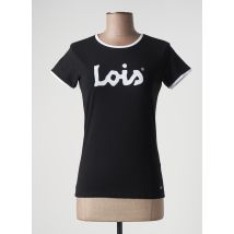 LOIS - T-shirt noir en coton pour femme - Taille 34 - Modz