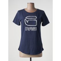 G STAR - T-shirt bleu en coton - Femme - Taille 36 - Modz