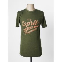ESPRIT - T-shirt vert en coton - Homme - Taille S - Modz