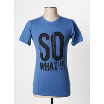 ESPRIT - T-shirt bleu en coton - Homme - Taille S - Modz