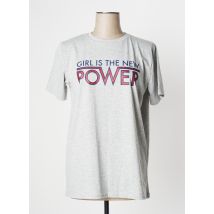UNDIZ - T-shirt gris en polyester - Femme - Taille 38 - Modz
