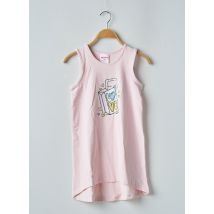COMPLICES - Robe mi-longue rose en coton - Fille - Taille TU - Modz
