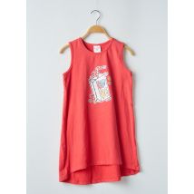 COMPLICES - Robe mi-longue rouge en coton - Fille - Taille TU - Modz